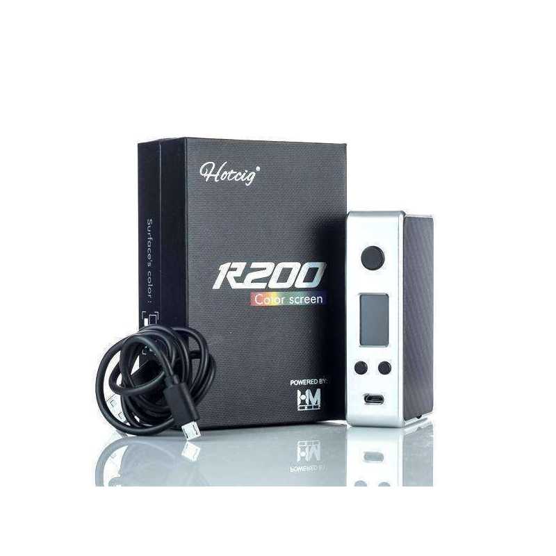 HotCig R200 Color Screen 200 Watt - Farbe SilberLieferumfang:1x HotCig R200 Color Screen 200 Watt , Farbe silber der erste Wasser und Liquidfeste Chip der welt, mit 200 Watt und Temperature Controel Mode, Box 200W Doppel-Batterie mit einem proprietären Chipsatz mit wasserdichten Farbdisplay ausgestattet  4814Hotcig40,80 CHFsmoke-shop.ch40,80 CHF