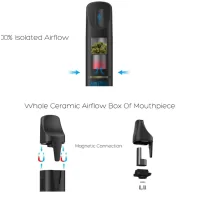 V3 Pro Vaporizer von XMax - Vaporizer Wax & Kräuter -V3 Pro Vaporizer von XMaxLieferumfang: 1x XMAX V3 Pro Vaporizer Portable1x 18650 Akku1x USB Typ-C Kabel3x Alkoholtücher1x Konzentratbehälter3x Wattestäbchen1x Reinigungsbürste1x BedienungsanleitungXMax präsentiert mit dem V3 Pro Vaporizer einen ultra kompakten und besonders handlichen Vaporizer in Form eines kleinen Stiftes. Durch die schlanke Form eignet er sich optimal zum Mitnehmen für unterwegs und passt auch in jede noch so kleine Hosentasche. Betrieben wird er mit einer herkömmlichen 18650er Akkuzelle, welche jedoch nicht im Lieferumfang enthalten ist. Der eingelegte Akku kann über den USB-C-Anschluss jederzeit auch unterwegs geladen werden. Das passende USB-C Ladekabel liegt dem Lieferumfang bei.Durch die kurze Aufheizzeit von nur fünfzehn Sekunden ist der V3 Pro von XMax jederzeit unverzüglich einsatzbereit. Es können trockene Kräuter mit einer Temperatur von 100 bis 220 °C verdampft werden. Wer gerne Öle oder auch Wachs und andere Konzentrate dampfen möchte, dem steht eine kleine Wachskapsel zur Verfügung, welche sich problemlos und unkompliziert reinigen lässt. Für die Reinigung liegen ausserdem in Alkohol getränkte Wattepads, drei Wattestäbchen und eine Reinigungsbürste im Lieferumfang bei. Ausserdem kann das Mundstück des V3 Pro Vaporizers für die Reinigung komplett zerlegt werden.Auf dem OLED Display werden alle wichtigen Informationen, wie z.B. die Betriebstemperatur angezeigt. Die Einstellung der Temperatur erfolgt über die zwei kleinen Auswahltasten, welche sich unterhalb des kleinen Displays befinden. Das Einschalten des V3 Pro erfolgt über den grossen Knopf oberhalb des Displays, der gleichzeitig auch als Befeuerungsknopf genutzt werden kann. Im On-Demond-Modus wird der V3 Pro durch Betätigen der Feuertaste 30 Sekunden lang beheizt. Wer aber lieber die Heizkammer konstant und durchgängig auf Temperatur halten will, dem stehen zwei Session-Modi von vier und sechs Minuten zur Verfügung.V3 Pro Vaporizer von XMaxArtikeltypVaporizerHerstellerXMaxTemperatur Limiten100° - 220°CAufheizzeit15 SekundenAkku1x, 18650Akkuleistung2600 mAhAnschlüsseUSB C-TypeFarbenSilber, SchwarzMaterialAluminium Legierung, Edelstahl, KeramikLänge150 mmBreite27 mmDicke / Tiefe24 mmGewicht107gHerkunftUSA11952XVape Vaporizer124,00 CHFsmoke-shop.ch124,00 CHF V3 Pro Vaporizer von XMax - Vaporizer Wax & Kräuter -V3 Pro Vaporizer von XMaxLieferumfang: 1x XMAX V3 Pro Vaporizer Portable1x 18650 Akku1x USB Typ-C Kabel3x Alkoholtücher1x Konzentratbehälter3x Wattestäbchen1x Reinigungsbürste1x BedienungsanleitungXMax präsentiert mit dem V3 Pro Vaporizer einen ultra kompakten und besonders handlichen Vaporizer in Form eines kleinen Stiftes. Durch die schlanke Form eignet er sich optimal zum Mitnehmen für unterwegs und passt auch in jede noch so kleine Hosentasche. Betrieben wird er mit einer herkömmlichen 18650er Akkuzelle, welche jedoch nicht im Lieferumfang enthalten ist. Der eingelegte Akku kann über den USB-C-Anschluss jederzeit auch unterwegs geladen werden. Das passende USB-C Ladekabel liegt dem Lieferumfang bei.Durch die kurze Aufheizzeit von nur fünfzehn Sekunden ist der V3 Pro von XMax jederzeit unverzüglich einsatzbereit. Es können trockene Kräuter mit einer Temperatur von 100 bis 220 °C verdampft werden. Wer gerne Öle oder auch Wachs und andere Konzentrate dampfen möchte, dem steht eine kleine Wachskapsel zur Verfügung, welche sich problemlos und unkompliziert reinigen lässt. Für die Reinigung liegen ausserdem in Alkohol getränkte Wattepads, drei Wattestäbchen und eine Reinigungsbürste im Lieferumfang bei. Ausserdem kann das Mundstück des V3 Pro Vaporizers für die Reinigung komplett zerlegt werden.Auf dem OLED Display werden alle wichtigen Informationen, wie z.B. die Betriebstemperatur angezeigt. Die Einstellung der Temperatur erfolgt über die zwei kleinen Auswahltasten, welche sich unterhalb des kleinen Displays befinden. Das Einschalten des V3 Pro erfolgt über den grossen Knopf oberhalb des Displays, der gleichzeitig auch als Befeuerungsknopf genutzt werden kann. Im On-Demond-Modus wird der V3 Pro durch Betätigen der Feuertaste 30 Sekunden lang beheizt. Wer aber lieber die Heizkammer konstant und durchgängig auf Temperatur halten will, dem stehen zwei Session-Modi von vier und sechs Minuten zur Verfügung.V3 Pro Vaporizer von XMaxArtikeltypVaporizerHerstellerXMaxTemperatur Limiten100° - 220°CAufheizzeit15 SekundenAkku1x, 18650Akkuleistung2600 mAhAnschlüsseUSB C-TypeFarbenSilber, SchwarzMaterialAluminium Legierung, Edelstahl, KeramikLänge150 mmBreite27 mmDicke / Tiefe24 mmGewicht107gHerkunftUSA11952XVape Vaporizer124,00 CHFsmoke-shop.ch124,00 CHF