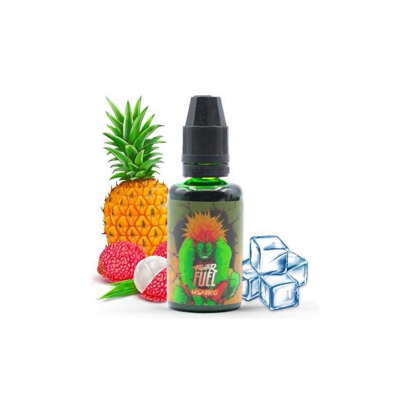 Ushiro Aroma Fighter Fuel By Maison Fuel 30ml (DIY)Ushiro Concentré Fighter Fuel By Maison Fuel 30ml (DIY)Geschmack: Ananas, Frische, LycheeDie tropischen Aromen von Ananas und Lychee werden durch einen Hauch von Frische ergänzt.Konzentriertes Aroma, das in einer Basis verdünnt wird.Typ DIY-KonzentratFruchtiger GeschmackInhalt 30mlLand FrankreichEmpfohlene Verdünnungsrate 5-10%. 11531Fruity Fuel12,90 CHFsmoke-shop.ch12,90 CHF