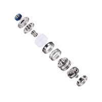 Aromamizer RAGNAR RDTA 18 ml von Steam Crave - SilberLieferumfang1x Steamcrave Aromamizer Ragnar RDTA1x Steamcrave Postless Deck1x Kaminreduzierung1x 18ml Glas1x Ersatzteil1x BedienungsanleitungSteamcrave bringt mit dem Ragnar RDTA den nächsten Riesen auf den Markt. Der Verdampfer hat einen Durchmesser von sagenhaften 35mm und passt damit perfekt auf den hauseigenen Hadron oder PMW Mod. Der Ragnar RDTA hat ein Fassungsvermögen von unglaublichen 18ml und bietet, wie von Steamcrave gewohnt, eine Menge Platz zum Wickeln. Man kann bei dem großzügig gestalteten Deck auch dicke Drähte oder Spezielwicklungen verwenden. Zudem ist der Verdampfer auf einen offenen Zug ausgelegt, was auch von dem 22mm Driptip im Honeycomb Design unterstrichen wird. Damit man auch problemlos das Mesh-Deck (nicht im Lieferumfang enthalten) nutzen kann, liegt ein Adapter bei, der die Kammer dementsprechend verkleinert. Somit hat man auch bei den diversen Verfügbaren Decks freie Auswahl. Somit ist der Steamcrave Aromamizer Ragnar RDTA ein vielseitig einsetzbarer und sehr hochwertig verarbeiteter Verdampfer, der insbesondere auf großen Akkuträgern optisch neue Maßstäbe setzt. Technische DatenMaße: 56,9mm x 35,0mmDrip Tip: 22mm Resin Drip TipDeck: Postless DeckZugverhalten: offenes DTLFüllvolumen: 18mlBefüllung: Topfill-SystemAirflow:  Stufenlos regulierbar 9409steam Crave62,00 CHFsmoke-shop.ch62,00 CHF