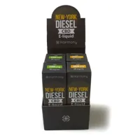 10 ml New York Diesel CBD Liquid von Meetharmony 100mgLieferumfang: 10 ml New York Diesel CBD Liquid von Meetharmony vers. StärkenVerschiedene CBD Stärken auswählbarGeschmack: New York Diesel von Harmony ist eine subtile Mischung aus Terpenen, von denen jedes eine ganz eigene Note mitbringt; man findet einen ausgeprägten pflanzlichen Geschmack, der an Hanf erinnert, sowie Noten von Limone und Grapefruit.Synthetisches CBD11981MeetHarmony CBD Liquids9,90 CHFsmoke-shop.ch9,90 CHF