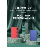 Box Clutch Dual x18 - Dovpo X Signature ModsAchtung mechanische Box ohne Schutzeinrichtungen, NICHT für Anfänger geeignetMechanischer Mod mit Silberkontakt.Ergonomische Form für die Hand.510er Anschluss.Sandgestrahlt und eloxiert.Aus Aluminium gefräst.Doppelte 18650er Parallelschaltung.Verriegelungsmechanismus.Lieferumfang 1 x Box Clutch dual x18Eigenschaften 510er Hybrid-AnschlussKontakte aus massivem SilberEinzigartiges Verriegelungssystem für SicherheitSandgestrahlter und eloxierter Fine ShotAus solidem Billet-Aluminium gefrästInterner 3D-gedruckter Schlitten in kommerzieller QualitätDoppelte parallele 18650erVerschmelzter Schutz für die Sicherheit der Batterie.VerriegelungsmechanismusZwei Sätze von 25 mm und 28 mm Türen5x Sicherungen enthalten12003DOVPO71,90 CHFsmoke-shop.ch71,90 CHF