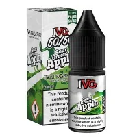 10ml I VG 50:50 Fruit Range - Sour Green Apple - 3mg Nikotin