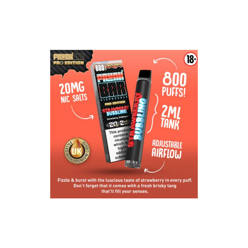 Frunk Bar PRO - 800 Puff - 650 mah - 20mg -vers. GeschmacksrichtungenFrunk Bar PRO - 800 Puff - 20mg (Einweg E-Zigarette) vers. GeschmacksrichtungenGeschmack: vers. Geschmäcker auswählbar EigenschaftenHochwertiges MaterialVorgeladener 650mAh-Akku2 ml VorgefülltLeicht zu greifende OberflächeErgonomische MundstückspitzeEinstellbares Luftstromsystem11949Frunk Bar - Disposable - Einweg E-Zigaretten3,80 CHFsmoke-shop.ch3,80 CHF Frunk Bar PRO - 800 Puff - 650 mah - 20mg -vers. GeschmacksrichtungenFrunk Bar PRO - 800 Puff - 20mg (Einweg E-Zigarette) vers. GeschmacksrichtungenGeschmack: vers. Geschmäcker auswählbar EigenschaftenHochwertiges MaterialVorgeladener 650mAh-Akku2 ml VorgefülltLeicht zu greifende OberflächeErgonomische MundstückspitzeEinstellbares Luftstromsystem11949Frunk Bar - Disposable - Einweg E-Zigaretten3,80 CHFsmoke-shop.ch3,80 CHF