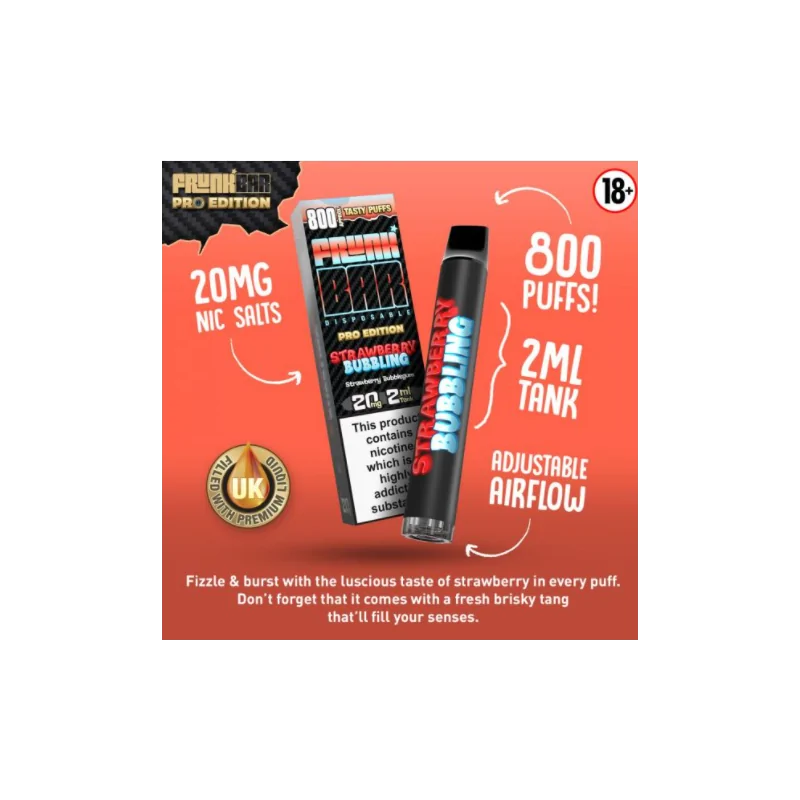 Frunk Bar PRO - 800 Puff - 650 mah - 20mg -vers. GeschmacksrichtungenFrunk Bar PRO - 800 Puff - 20mg (Einweg E-Zigarette) vers. GeschmacksrichtungenGeschmack: vers. Geschmäcker auswählbar EigenschaftenHochwertiges MaterialVorgeladener 650mAh-Akku2 ml VorgefülltLeicht zu greifende OberflächeErgonomische MundstückspitzeEinstellbares Luftstromsystem11949Frunk Bar - Disposable3,80 CHFsmoke-shop.ch3,80 CHF Frunk Bar PRO - 800 Puff - 650 mah - 20mg -vers. GeschmacksrichtungenFrunk Bar PRO - 800 Puff - 20mg (Einweg E-Zigarette) vers. GeschmacksrichtungenGeschmack: vers. Geschmäcker auswählbar EigenschaftenHochwertiges MaterialVorgeladener 650mAh-Akku2 ml VorgefülltLeicht zu greifende OberflächeErgonomische MundstückspitzeEinstellbares Luftstromsystem11949Frunk Bar - Disposable3,80 CHFsmoke-shop.ch3,80 CHF