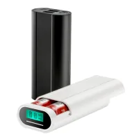 Quick Charge Powerbank M2 (2x 18650) WeissLieferumfang:&nbsp;1x Quick Charge Powerbank M2 (Betrieben 2x 18650) vers. FarbenDie leistungsstarke Powerbank für unterwegs! Mit der Quick Charge Powerbank M2 hast du genug Leistung um dein Smart Phone zu laden und immer Ersatz Akkus für deine Dampfe zur Hand. Zubehör für Ladegeräte.Ohne Batterie (separat bestellbar)&nbsp;Durch die Nutzung von&nbsp;18650&nbsp;Akkus hat man zudem immer einen Ersatz&nbsp;Akku&nbsp;mit dabei. Mit voll beladenen Schächten erreicht man eine Gesamtkapazität von 6000mAh! Die Powerbank ist auch mit nur einem Akku voll funktionsfähig.Auch die USB Eingänge können die Akkus geladen werden. Über die 2 USB Ausgänge können die elektronischen Geräte geladen werden. Zum Einschalten der Powerbank betätigt man die Power Taste.Schutzvorrichtung:&nbsp;Überladungs- und Tiefenentladungsschutz, Reserve Protection und Kurzschlussschutz12047Efest18,00&nbsp;CHFsmoke-shop.ch18,00&nbsp;CHF