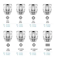 3x Verdampferköpfe GT Core - NRG Coils von Vaporesso - Revenger / NRGLieferumfang: 3x Verdampferköpfe GT4 Vaporesso Revenger / NRGPassend für: Vaporesso Revenger / NRG VerdampferVAPORESSO NRG GT COILS (3pcs)Featuring cCell Ceramic & Traditional Cotton:• 0.18Ω GT Mesh Core (Rated for 50-85W)• 0.3Ω GT cCell Core (Rated for 25-40W)• 0.3Ω GT cCell 2 Core (Rated for 35-40W)• 0.4Ω GT2 Core (Rated for 45-80W)• 0.15Ω GT4 Core (Rated for 30-60W)• 0.2Ω GT6 Core (Rated for 50-130W)• 0.15Ω GT8 Core (Rated for 60-110W)• 0.15Ω GT4 Meshed (Rated for 50-75W 12076Vaporesso14,90 CHFsmoke-shop.ch14,90 CHF 3x Verdampferköpfe GT Core - NRG Coils von Vaporesso - Revenger / NRGLieferumfang: 3x Verdampferköpfe GT4 Vaporesso Revenger / NRGPassend für: Vaporesso Revenger / NRG VerdampferVAPORESSO NRG GT COILS (3pcs)Featuring cCell Ceramic & Traditional Cotton:• 0.18Ω GT Mesh Core (Rated for 50-85W)• 0.3Ω GT cCell Core (Rated for 25-40W)• 0.3Ω GT cCell 2 Core (Rated for 35-40W)• 0.4Ω GT2 Core (Rated for 45-80W)• 0.15Ω GT4 Core (Rated for 30-60W)• 0.2Ω GT6 Core (Rated for 50-130W)• 0.15Ω GT8 Core (Rated for 60-110W)• 0.15Ω GT4 Meshed (Rated for 50-75W 12076Vaporesso14,90 CHFsmoke-shop.ch14,90 CHF