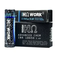 Hohmtech Work² 18650 2547mAh max. 35,8A Lithium-Ionen-Akku NMC, 3,6V - 3,7VHohmtech Work² 18650 2547mAh max. 35,8A Lithium-Ionen-Akku NMC, 3,6V - 3,7VDie in erster Linie für E-Zigaretten hergestellte Akkus zeichnen sich durch sehr hohe Sicherheitsstandards aus. Eine Reihe von Zertifizierungen darunter auch das für medizinische Equipment notwendige IEC Zertifikat müsste die Akkus bestehen. Der einzelne Akku ermöglicht aufgrund seiner Spezifikationen den Einsatz in der E-Zigarette bis 73W oder gepulst (6s) max. 105W.Die 18650 HohmTech WORK² Akkus bitten überlegende Sicherheit bis max. 35,8A.Die exakt angegebenen Kennzahlen sind mittel weile zu einem Markenzeichen geworden. Hohe Beliebtheit und Durchbruch auf den Markt erreichten die Akkus in den USA wo sich auch der Hauptsitz der Firma befindet. In einer Umfrage des angesehensten E-zig. Forums zu Beliebtheit und Vertrauen auf den Markt haben die HohmTech Akkus den ersten Platz belegt.Technische Daten zu der HohmTech WORK² 18650 Akkus:Kapazität2620mAhMinimale Kapazität2547mAh - 9,17 WhNennspannung3,6V - 3,7VLadeschlussspannung4,2V ± 0,05Entladeschlussspannung2,8Vmax. Entladestrom (konstant)25A (25000mA)max. Entladestrom (Temperaturüberwacht 80°)35,8A (35800mA)max. Ladestrom3,825A (3825mA)Schutzelektronik PCB/BMSkeinePluspolflach (Flat Top)Durchmesser18,45 mm ± 0,15 mmHöhe65,0 mm ± 0,2 mmGewicht47g ± 1 gLadeverfahrenCC-CV Vergleiche, Entladekurven und Testläufe:https://www.e-cigarette-forum.com"Dies ist eine genau bewertete Zelle, die in meinen Tests etwas besser als die Sony/Murata VTC5A und etwa gleich gut wie die VTC5D abschnitt." Datenblätter zu der HΩ WORK²:HΩ WORK² 18650 (Datenblatt)IEC (62133) (internationale Normungsorganisation)UN (UN38.3)MSDS (Sicherheitsdatenblatt)CE (Europäische Konformität)Sicherheitshinweise:Lithium Zellen dürfen nur mit Schutzelektronik betrieben werden!Bitte beachten Sie, dass Lithium Zellen nur durch autorisiertes Fachpersonal verwendet werden dürfen.Bei falscher Handhabung bzw. Kurzschluss kann dies zur Brandentwicklung oder Explosion führen.Weitere Eigenschaften:Lithium-Ionen Akkus sind thermisch stabil und unterliegen keinem Memory-Effekt.Sie arbeiten auf der Basis von Lithium und zeichnen sich durch eine hohe Energiedichte aus.Lieferumfang:1x HΩ WORK² - 2547mAh, Lithium-Ion-Akku12081HOHMTech - Batterien11,90 CHFsmoke-shop.ch11,90 CHF