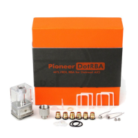 Bp Mods Pioneer DOT RBA Tank 6ml (Selbstwickeleinheit) vers. FarbenBp Mods Pioneer DOT RBA Tank 6ml (Selbstwickeleinheit)Der BP Mods Pioneer DotRBA MTL / RDL RBA Tank ist geeignet für DotMod dotAIO Mod. Die Pioneer DotRBA MTL / RDL RBA ist für einzelne Spule Gebäude und kommt mit 6 Airflow-Pins 0,8 / 1,0 / 1,2 / 1,5 / 2,0 / 2,5 / 3,0mm für MTL / RDL vaping.Geliefert mit:1 x Pioneer Dot RBA6 x Luftstromstifte1 x Ersatzteil-TascheEigenschaften:Schönes DesignEinfaches Zwei-Post-Design6ml PCTG klar TankEinfacher Aufbau der Wicklung6 verschiedene Airflow-Pins: 1.0/1.2/2.0/2.5/3.0mmNEU Auch in Farbe DLC-Grau verfügbar (je nach Lagerbestand auswählbar)12092BP MODS50,10 CHFsmoke-shop.ch50,10 CHF
