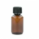 PET leere Flasche 100 ml Braun mit Originalität-Verschluss