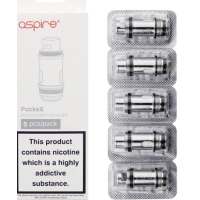 Aspire PockeX Ersatzcoils - 0.6 ohm Verdampferköpfe (a 5 Coils)Lieferumfang- Aspire PockeX Ersatzcoils - 0.6 ohm Verdampferköpfe (5er Pack)Passend auf Aspire PockeX VerdampferDer Coil hat ein U-förmiger Liquidkanal und so noch mehr Geschmack rauszuholen. Mit 0,6 Ohm haben die Coils einen optimalen Widerstand, halten somit den Dampf angenehm kühl und entfalten die Aromen in vollem Umfang12118Aspire16,90 CHFsmoke-shop.ch16,90 CHF