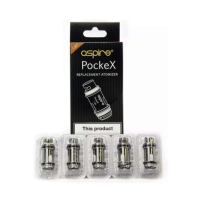 Aspire PockeX Ersatzcoils - 0.6 ohm Verdampferköpfe (a 5 Coils)Lieferumfang- Aspire PockeX Ersatzcoils - 0.6 ohm Verdampferköpfe (5er Pack)Passend auf Aspire PockeX VerdampferDer Coil hat ein U-förmiger Liquidkanal und so noch mehr Geschmack rauszuholen. Mit 0,6 Ohm haben die Coils einen optimalen Widerstand, halten somit den Dampf angenehm kühl und entfalten die Aromen in vollem Umfang12118Aspire16,90 CHFsmoke-shop.ch16,90 CHF