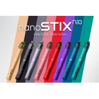 NanoSTIX Neo (V2) - versch. Farben - USB C - 430 mah Pod StickLieferumfang:  FANTASI NANOSTIX STARTER KIT V2Holen Sie sich Ihre NanoSTIX Neo (V2) in vers. Farben auswählbarHören Sie noch heute mit dem Rauchen auf - mit NanoSTIX!Marke: NanoSTIX NeoAnschluss zum Aufladen: USB Typ-CJedes Set enthält:1x NanoSTIX Neo (V2) verschiedene Farben auswählbarDas NanoSTIX-Gerät wird mit LED-Stromanzeige, USB Typ-C-Schnellladung und jetzt mit besserem Luftstrom betrieben. Es gibt 8 Farben für NanoSTIX Neo Gerät: Blau, Schwarz, Rosa, Lila und Rot. **NanoPOD (V1) ist nicht mit diesem Gerät kompatibel!**Lieferung ohne Pods (Optionales Zubehlör 20 verschiedene Geschmäcker auswählbar)12150NanoStix6,90 CHFsmoke-shop.ch6,90 CHF
