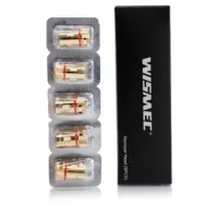 5x Wismec WV01 Coil Verdampferkopf - 0.8 Ohm5x Wismec WV01 Coil Verdampferkopf - 0.8 OhmDie Wismec&nbsp;WV01&nbsp;Coils/Verdampferköpfe&nbsp;(0.8 Ohm) bieten dem Dampfer einen sehr ausgewogenen und klaren Geschmack mit einem tollen MTL Vergnügen.Für diesen MTL Coil&nbsp;wird eine&nbsp;Leistung&nbsp;von 12 bis 20 Watt empfohlen.Die Coils sind für den restriktiven MTL Zug konzipiert.Jetzt mit dem Wismec R80 Pod Kit und den richtigen Coils so richtig durchstarten.BESONDERHEITENKompatible mitWismec R80 Pod KitWismec R80 Pod TankSehr guter GeschmackDichter DampfMTL CoilTECHNISCHE DETAILSCoil Typ:MTL (mouth-to-lung)&nbsp;Technik:Single CoilMaterial:FeCrAl&nbsp;(„Kanthal“)Widerstand:0.8 Ohm&nbsp;12 - 20 Watt12211wismec1,50&nbsp;CHFsmoke-shop.ch1,50&nbsp;CHF