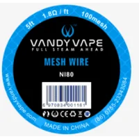 Mesh NI80 - Wickeldraht von Vandy Vape (1.5 Meter) 100meshLieferumfang: 1.5 Meter Mesh Ni80Material: Ni80 1.8 Ohm / ft 100 mesh / 5 ft , 1.5 MeterVandy VapeNi80 MESH WIRE 100mesh 1,5 m 1,8 Ohm / 30cm 4679Vandy Vape Full Steam Ahead4,90 CHFsmoke-shop.ch4,90 CHF Mesh NI80 - Wickeldraht von Vandy Vape (1.5 Meter) 100meshLieferumfang: 1.5 Meter Mesh Ni80Material: Ni80 1.8 Ohm / ft 100 mesh / 5 ft , 1.5 MeterVandy VapeNi80 MESH WIRE 100mesh 1,5 m 1,8 Ohm / 30cm 4679Vandy Vape Full Steam Ahead4,90 CHFsmoke-shop.ch4,90 CHF
