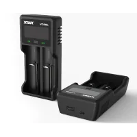 Xtar VC2SL - USB Ladegerät für Li-Ion Akkus inkl. USB-C KabelXtar VC2SL - Ladegerät für Li-Ion Akkus inkl. USB-C KabelUpgrade-Version des XTAR VC2S. Unter Beibehaltung aller Funktionen des VC2S verwendet der VC2SL einen USB-C-Eingang und kann geschützte 21700-Akkus laden.Das moderne aufgeräumte LCD Bildschirm liefert auf den ersten Blick die wichtigsten Kennzahlen wie Akku-Typ, Ladestrom und Spannung der Akkus. Status-Anzeige zu aufgeladener Kapazität, Ladestrom und Innenwiderstand der Akkus werden durch Drücken der Soft Taste angezeigt.Der VC2SL von Xtar ist ein intelligente, voll automatisch funktionierende Ladegerät.Automatisches Abschalten bei vollgeladenen Akkus sowie unabhängig voneinander funktionierende Ladeschächte gehört zum Standard&nbsp;aller XTAR Ladegeräten.&nbsp;&nbsp;Ladestrom von bis zu 2x 1A werden durch Messen des Wiederstandes automatisch eingestellt und von den VC2SL fortlaufend optimiert.&nbsp;Das Aufladen&nbsp;von NIMH/NICd Akkus sowie USB Ausgang (5V 1A) ist eine&nbsp;sinnvolle Ergänzung von Xtar VC2SL Ladegerät.Folgende Lithium-Ionen-Akkus können mit dem Xtar VC2SL geladen werden:Li-Ionen:&nbsp;10440 / 14500 / 14650 / 16340 / 17335 / 17500 / 17670 / 18350 / 18490 / 18500 / 18650 / 18700 / 22650 / 25500 / 26650 / 20700 / 21700Laden der 32650 Akkus nicht möglich.3.6V&nbsp;/ 3.7V Li-ion / IMR / INR / ICR.NIMH/NiCd:&nbsp;AAAA / AAA / AA / A / SC / C;&nbsp; Ni-MH / Ni-Cd&nbsp;XTAR VC2SL Produktinformationen:&nbsp;Laden von Li-Ionen&nbsp;und NIMH Akkus, wobei beide Ladeschächte unabhängig voneinander funktionieren und das Laden von zwei unterschiedlichen Akkutypen möglich machen.Ladestrom Auswahl erfolgt nach Prüfung des Innenwiderstandes&nbsp;automatisch. max. Ladestrom 2A auf einen Schacht oder max. 1A pro LadeschachtIntegrierter USB-Ausgang mit Power-Path-Management-System ermöglicht es Ihnen, zwei Akkus&nbsp;und das externe Gerät gleichzeitig aufzuladen, während die Stromversorgung angeschlossen ist!LCD Anzeige mit Akku-Typ, Ladestrom und Spannung der Akkus&nbsp;unabhängig voneinander.Power-Bank Funktion mit Akkustatus Anzeige, um Tiefentladen der Akkus zu vermeidenAutomatische Auswahl des Ladeverfahrens. TC-CC-CV für Li-Ion und Impuls für NIMH AkkusXTAR aktuelle Pufferung&nbsp;Ladetechnik schützt die Akkus&nbsp;von hohen&nbsp;Stromschwankungen&nbsp;während des Ladevorgangs0V Aktivierungsfunktion, um zu tief entladene Akkus zu rettenDas Xtar VC2SL kann mit jeden beliebigen 5V USB Adapter betrieben werden, empfohlen 5V 2,1A. (passender Adapter Artikel-Nr.&nbsp;400609)"Soft Start" Funktion, vermeidet Akkuschäden, die durch Stromstoß entstehen könnenIC Temperaturüberwachung, um&nbsp;Überhitzung&nbsp;zu vermeidenVerpolungs-&nbsp;und KurzschlussschutzLade-Stopp-Automatik, Ladevorgang stoppt automatisch bei vollem Akku. Wiederaufnahme des Ladevorgangs bei unter 3,9VDreistufiger Lade-AlgorithmusLadeverfahren TC, CC&nbsp;CVKompakte Größe12360Xtar Charger19,90&nbsp;CHFsmoke-shop.ch19,90&nbsp;CHF