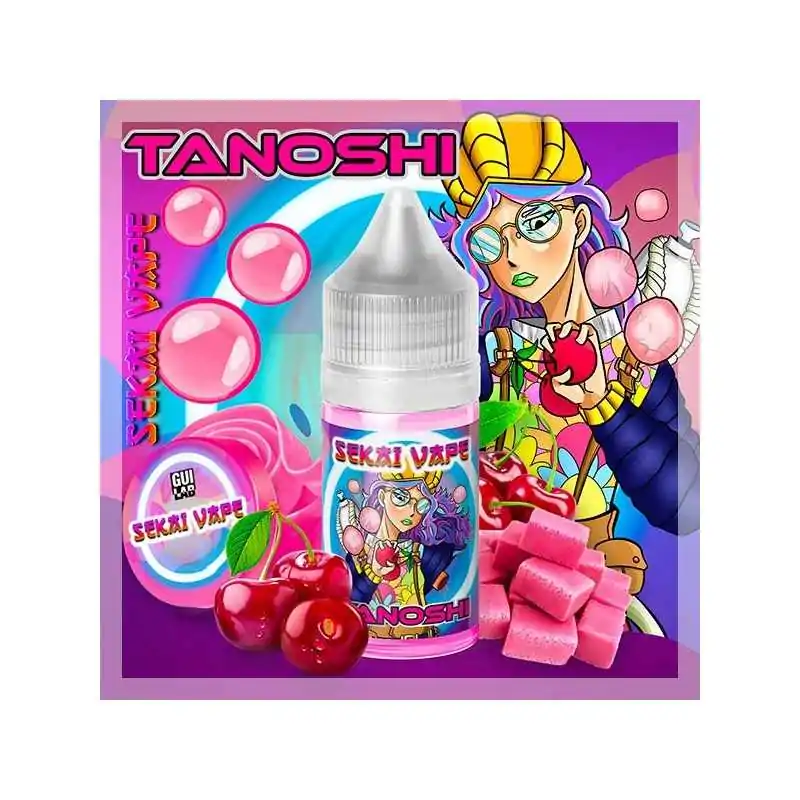 Tanoshi 30ml - Sekai Vape (DIY) AromenLieferumfang: Tanoshi 30ml - Sekai Vape (DIY) AromenEin Konzentrat aus Bubble Gum mit einem Hauch von Schwarzkirsche!.Marke Sekai VapeLand FrankreichGeschmack GourmandeVerpackung PE-Flasche 30ml mit kindersicherem Verschluss.Inhalt 30mlSteep-Zeit 3 bis 5 TageSekai Vape Konzentrat 30 ml. Tanoshi Sekai Vape Konzentrat 30 ml. Bereiten Sie sich darauf vor, mit diesem authentischen Bubble Gum zu blubbern, das sich eine Note von schwarzer Johannisbeere gönnt.Die Produktreihe Sekai Vape wurde von Guilab entworfen. Leckere und fruchtige Rezepte für Ihre elektronischen Zigaretten.Das Tanoshi-Konzentrat, das Sie in eine PG/VG-Basis Ihrer Wahl mischen können. Erhältlich in einer 30-ml-Flasche.Empfohlene Dosierung: 8 % in einer 50/50 PG/VG-Basis.Reifezeit: Mindestens 7 bis 15 Tage.Das Tanoshi Sekai Vape 30 ml Konzentrat wird in Frankreich von Guilab hergestellt.12367Sekai Vape - Premium Aromen aus Frankreich12,90 CHFsmoke-shop.ch12,90 CHF Tanoshi 30ml - Sekai Vape (DIY) AromenLieferumfang: Tanoshi 30ml - Sekai Vape (DIY) AromenEin Konzentrat aus Bubble Gum mit einem Hauch von Schwarzkirsche!.Marke Sekai VapeLand FrankreichGeschmack GourmandeVerpackung PE-Flasche 30ml mit kindersicherem Verschluss.Inhalt 30mlSteep-Zeit 3 bis 5 TageSekai Vape Konzentrat 30 ml. Tanoshi Sekai Vape Konzentrat 30 ml. Bereiten Sie sich darauf vor, mit diesem authentischen Bubble Gum zu blubbern, das sich eine Note von schwarzer Johannisbeere gönnt.Die Produktreihe Sekai Vape wurde von Guilab entworfen. Leckere und fruchtige Rezepte für Ihre elektronischen Zigaretten.Das Tanoshi-Konzentrat, das Sie in eine PG/VG-Basis Ihrer Wahl mischen können. Erhältlich in einer 30-ml-Flasche.Empfohlene Dosierung: 8 % in einer 50/50 PG/VG-Basis.Reifezeit: Mindestens 7 bis 15 Tage.Das Tanoshi Sekai Vape 30 ml Konzentrat wird in Frankreich von Guilab hergestellt.12367Sekai Vape - Premium Aromen aus Frankreich12,90 CHFsmoke-shop.ch12,90 CHF