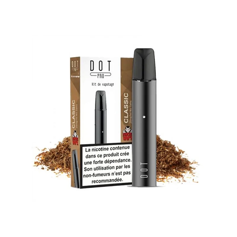 Pack Classic 20mg - Dot Pro - Vampire Vape - PodverdampferPack Classic 20mg - Dot Pro - Vampire Vape - PodverdampferDer Dot Pro ist ein Pod, der von einer 350mAh-Batterie mit einer Kapazität von 5,7W angetrieben wird.Dieser Pod erreicht die volle Ladung in nur 45 Minuten und bietet so ein nachhaltigeres Dampfen.Das Dot Pro Pod System von Vampire Vape ist speziell für Umsteiger auf die E-Zigarette konzipiert und vernachlässigt dabei in keinster Weise ein exzellentes Geschmackserlebnis und Leistung. Mit der Dot Pro ist ein perfektes Dampfvergnügen garantiert.Das Design ist schlicht gehalten. Das abgerundete Gehäuse ist super ergonomisch und schmiegt sich angenehm in die Handfläche. In Kombination mit den einfach zu benutzenden, mit 2ml E-Liquid vorgefüllten Pods, bekommen Sie das perfekte Einsteigergerät.Die Pods werden durch zwei superstarke Magneten in dem Gehäuse des Akkuträgers festgehalten. Sie verfügen über die speziell für die Dot Pro entwickelten Honeycomb Mesh Coils. Mesh Coils verfügen über ein deutlich optimiertes Geschmackserlebnis, dank der größeren Oberfläche, die sie gegenüber herkömmlichen Coils bieten. Bisher fanden Mesh Coils in keinem Pre-Filled Pod System Anwendung und macht die Vampire Vape Dot Pro zum Pionier auf diesem Gebiet. Der integrierte 350mAh Akku verfügt über ausreichend Leistung, um die integrierten 1.1 Ohm Mesh Coils zu befeuern. Ist er einmal leer, lässt er sich in nur 45 Minuten wieder vollständig über das mitgelieferte USB-Ladekabel wieder flott machen.Daten:Kompaktes, ergonomisches DesignMaße Gerät: 90 x 20 mm (ohne Pod)Maße Pod: 45 x 20 mmGewicht: 18 g (ohne Pod)Ausgangsleistung: 2.5 V / 5.7 WAkkuleistung: 350 mAh Lithium-Ion (integriert)Mit einer vollen Akkuladung sind ungefähr 450 Züge möglich (je nach Dampfverhalten und Zuglänge)Wechselbare Pods mit Honeycomb Mesh Coil in diversen Geschmacksrichtungen (separat erhältlich)Tankvolumen Pod: 2 mlNikotinsalz als Nikotin BasisNikotingehalt: 20mg/mlAuslaufsichere KonstruktionMagnetische Pod-VerbindungLED-Anzeige (Ladevorgang und Akkustandsanzeige)ZugautomatikZugtechnik: MTL (Mund-zu-Lunge)Laden: Micro-USB (DC 5V / 1A)Ladezeit: 45 Minuten SchnellladefunktionGeliefert mit Patrone Classic 20mg 50/50 PG /VGLieferumfang1 Pod1 Patrone 20mgEigenschaften Marke: Vampire VapeHerstellung: Vereinigtes KönigreichNikotinstärke: 20mgGeschmackstyp: ClassicFormat: Ecigarette Pod12429Vampire Vape5,90 CHFsmoke-shop.ch5,90 CHF Pack Classic 20mg - Dot Pro - Vampire Vape - PodverdampferPack Classic 20mg - Dot Pro - Vampire Vape - PodverdampferDer Dot Pro ist ein Pod, der von einer 350mAh-Batterie mit einer Kapazität von 5,7W angetrieben wird.Dieser Pod erreicht die volle Ladung in nur 45 Minuten und bietet so ein nachhaltigeres Dampfen.Das Dot Pro Pod System von Vampire Vape ist speziell für Umsteiger auf die E-Zigarette konzipiert und vernachlässigt dabei in keinster Weise ein exzellentes Geschmackserlebnis und Leistung. Mit der Dot Pro ist ein perfektes Dampfvergnügen garantiert.Das Design ist schlicht gehalten. Das abgerundete Gehäuse ist super ergonomisch und schmiegt sich angenehm in die Handfläche. In Kombination mit den einfach zu benutzenden, mit 2ml E-Liquid vorgefüllten Pods, bekommen Sie das perfekte Einsteigergerät.Die Pods werden durch zwei superstarke Magneten in dem Gehäuse des Akkuträgers festgehalten. Sie verfügen über die speziell für die Dot Pro entwickelten Honeycomb Mesh Coils. Mesh Coils verfügen über ein deutlich optimiertes Geschmackserlebnis, dank der größeren Oberfläche, die sie gegenüber herkömmlichen Coils bieten. Bisher fanden Mesh Coils in keinem Pre-Filled Pod System Anwendung und macht die Vampire Vape Dot Pro zum Pionier auf diesem Gebiet. Der integrierte 350mAh Akku verfügt über ausreichend Leistung, um die integrierten 1.1 Ohm Mesh Coils zu befeuern. Ist er einmal leer, lässt er sich in nur 45 Minuten wieder vollständig über das mitgelieferte USB-Ladekabel wieder flott machen.Daten:Kompaktes, ergonomisches DesignMaße Gerät: 90 x 20 mm (ohne Pod)Maße Pod: 45 x 20 mmGewicht: 18 g (ohne Pod)Ausgangsleistung: 2.5 V / 5.7 WAkkuleistung: 350 mAh Lithium-Ion (integriert)Mit einer vollen Akkuladung sind ungefähr 450 Züge möglich (je nach Dampfverhalten und Zuglänge)Wechselbare Pods mit Honeycomb Mesh Coil in diversen Geschmacksrichtungen (separat erhältlich)Tankvolumen Pod: 2 mlNikotinsalz als Nikotin BasisNikotingehalt: 20mg/mlAuslaufsichere KonstruktionMagnetische Pod-VerbindungLED-Anzeige (Ladevorgang und Akkustandsanzeige)ZugautomatikZugtechnik: MTL (Mund-zu-Lunge)Laden: Micro-USB (DC 5V / 1A)Ladezeit: 45 Minuten SchnellladefunktionGeliefert mit Patrone Classic 20mg 50/50 PG /VGLieferumfang1 Pod1 Patrone 20mgEigenschaften Marke: Vampire VapeHerstellung: Vereinigtes KönigreichNikotinstärke: 20mgGeschmackstyp: ClassicFormat: Ecigarette Pod12429Vampire Vape5,90 CHFsmoke-shop.ch5,90 CHF