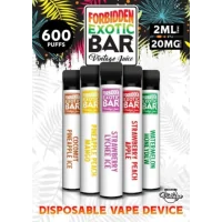 Forbidden Exotic Disposable Bar - Strawberry Lychee Ice 20mgForbidden Exotic Disposable Bar - Strawberry Lychee Ice 20mgEine köstliche Kombination aus frisch gepflückten und reifen Erdbeeren, gemischt mit exotischen, süßen und köstlichen Litschi-Früchten mit einem kühlen Eiskick im Ausatmen.Marke: Forbidden FruitsTyp: Einweg-VapeStil: Exotischer RiegelAnzahl der Züge: 600Geschmacksrichtungen: FruchtTags: Erdbeer-Litschi-EisNikotin: 20mgVG/PG: 50/5012277Forbidden Fruits uk Liquids3,50 CHFsmoke-shop.ch3,50 CHF