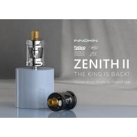 Zenith II - 5.5 ml - Coilverdampfer 26 mm von InnokinLieferumfang:1 x Zenith II1 x Z 0,8 Ohm (vorinstalliert)1 x 0,3 Ohm Z 1 x RDL Abtropfspitze1 x 5,5 ml Ersatzglas1 x Beutel mit Dichtungen1 x Gebrauchsanweisung Technische Details: Topfillingeinstellbar AirflowTank: 4 mlDrip Tip 510Tablett Durchmesser: 24 mmGewinde 510...12457Innokin26,00 CHFsmoke-shop.ch26,00 CHF