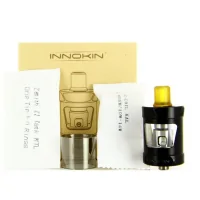 Zenith II - 5.5 ml - Coilverdampfer 26 mm von InnokinLieferumfang:1 x Zenith II1 x Z 0,8 Ohm (vorinstalliert)1 x 0,3 Ohm Z 1 x RDL Abtropfspitze1 x 5,5 ml Ersatzglas1 x Beutel mit Dichtungen1 x Gebrauchsanweisung Technische Details: Topfillingeinstellbar AirflowTank: 4 mlDrip Tip 510Tablett Durchmesser: 24 mmGewinde 510...12457Innokin27,90 CHFsmoke-shop.ch27,90 CHF
