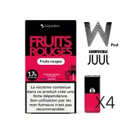 Pods Fruits Rouges 4x1ml Wpod - Nikotin Salz 20mg von Liquideo