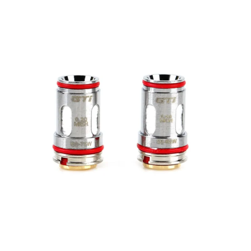 GTI Mesh Coils von Vaporesso - Verdampferköpfe für iTankLieferumfang: GTI Mesh Coils von Vaporesso - Verdampferköpfe für i-Tank 5 StückDiese Ersatzcoils sind mit dem iTank von Vaporesso kompatibel. Sie sind mit einem Mesh ausgestattet und in zwei verschiedenen Varianten mit unterschiedlichem Widerstand erhältlich. Die Coils mit einem Widerstand von 0.2 Ohm sind für Leistungen von 60 bis 75 Watt ausgelegt und die 0.4 Ohm Coils für Leistungen von 50 bis 60 Watt.12693Vaporesso18,00 CHFsmoke-shop.ch18,00 CHF