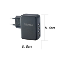 Wall Charger USB 4 Ports 4.8A - Tekmee vers. FarbenWall Charger USB 4 Ports 4.8A - Tekmee 4 USB-Anschlüsse4,8A SchnellladungEingebaute SchutzvorrichtungenCE-Norm und Konformitätserklärung für den Verkauf in Europa verfügbarConnector:4x Micro-USB / USBInput voltage: AC 110-240VOutput voltage: ~ 5VAmperage: 4.8A12746Smoke-Shop.ch9,90 CHFsmoke-shop.ch9,90 CHF