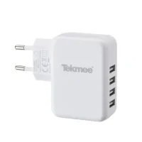 Wall Charger USB 4 Ports 4.8A - Tekmee vers. FarbenWall Charger USB 4 Ports 4.8A - Tekmee 4 USB-Anschlüsse4,8A SchnellladungEingebaute SchutzvorrichtungenCE-Norm und Konformitätserklärung für den Verkauf in Europa verfügbarConnector:4x Micro-USB / USBInput voltage: AC 110-240VOutput voltage: ~ 5VAmperage: 4.8A12746Smoke-Shop.ch9,90 CHFsmoke-shop.ch9,90 CHF