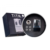 Tank Tita Veepon RBA (Selbstwickeleinheit für Dotaio) - Silber - von VeeponTank Tita Veepon RBA (Selbstwickeleinheit für Dotaio) - SilberGröße: 20x16x35mmMaterial: SS316+ALLuftstrom-Einsätze: 1,0mm, 1,5mm, 2,0mm, 2,5mm, 3,0mm.Luftstrom-Typ: MTL und DL1 x 510er-Adapter1x Ersatz-O-Ringe und Zubehörpaket1x Airflow-Einsätze (5 Stück)12759VEEPON - Tita36,00 CHFsmoke-shop.ch36,00 CHF