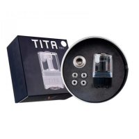 Tank Tita Veepon RBA (Selbstwickeleinheit für Dotaio) - Silber - von VeeponTank Tita Veepon RBA (Selbstwickeleinheit für Dotaio) - SilberGröße: 20x16x35mmMaterial: SS316+ALLuftstrom-Einsätze: 1,0mm, 1,5mm, 2,0mm, 2,5mm, 3,0mm.Luftstrom-Typ: MTL und DL1 x 510er-Adapter1x Ersatz-O-Ringe und Zubehörpaket1x Airflow-Einsätze (5 Stück)12759VEEPON - Tita55,20 CHFsmoke-shop.ch55,20 CHF