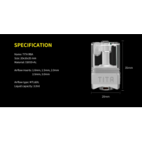 Tank Tita Veepon RBA (Selbstwickeleinheit für Dotaio) - Silber - von VeeponTank Tita Veepon RBA (Selbstwickeleinheit für Dotaio) - SilberGröße: 20x16x35mmMaterial: SS316+ALLuftstrom-Einsätze: 1,0mm, 1,5mm, 2,0mm, 2,5mm, 3,0mm.Luftstrom-Typ: MTL und DL1 x 510er-Adapter1x Ersatz-O-Ringe und Zubehörpaket1x Airflow-Einsätze (5 Stück)12759VEEPON - Tita38,00 CHFsmoke-shop.ch38,00 CHF