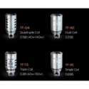 5x TFV4 Verdampferköpfe TF - von Smoke