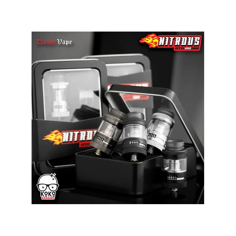 Nitrous RTA - Damn Vape - (Selbstwickelverdampfer 22mm)Nitrous RTA - Damn Vape - (Selbstwickelverdampfer 22mm) SilberLieferumfang: 1x Nitrous RTA 22mm 1x Tropfspitze 1x Pyrex 2x Spule Fused Clapton 1x Zubehörtasche 1x 510er Adapter 1x Werkzeug 1x Schönheitsring 1x Inbusschlüssel 1x HandbuchEigenschaften: Durchmesser 22mm Single-coil Kettenblatt Tropfspitze 510 810 Pom12779Damn Vape - RDA50,10 CHFsmoke-shop.ch50,10 CHF Nitrous RTA - Damn Vape - (Selbstwickelverdampfer 22mm)Nitrous RTA - Damn Vape - (Selbstwickelverdampfer 22mm) SilberLieferumfang: 1x Nitrous RTA 22mm 1x Tropfspitze 1x Pyrex 2x Spule Fused Clapton 1x Zubehörtasche 1x 510er Adapter 1x Werkzeug 1x Schönheitsring 1x Inbusschlüssel 1x HandbuchEigenschaften: Durchmesser 22mm Single-coil Kettenblatt Tropfspitze 510 810 Pom12779Damn Vape - RDA50,10 CHFsmoke-shop.ch50,10 CHF