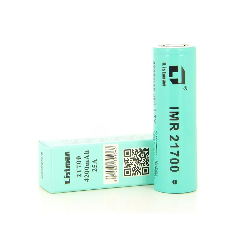 Listman 25A - 21700 Li-Ion Akku 3,6V - 3,7V 4200mAh 25A Puls1x Listman 25A - 21700 Li-Ion Akku 3,6V - 3,7V 4200mAh 15 AAkku im Format 21700 mit 4200 mAh und einer Entladekapazität von 25 A bei Puls und 15 A bei Dauerbetrieb.1x Listman 25A - 21700 Li-Ion Akku 3,6V - 3,7V 4200mAh 25A12792Listman 14,90 CHFsmoke-shop.ch14,90 CHF Listman 25A - 21700 Li-Ion Akku 3,6V - 3,7V 4200mAh 25A Puls1x Listman 25A - 21700 Li-Ion Akku 3,6V - 3,7V 4200mAh 15 AAkku im Format 21700 mit 4200 mAh und einer Entladekapazität von 25 A bei Puls und 15 A bei Dauerbetrieb.1x Listman 25A - 21700 Li-Ion Akku 3,6V - 3,7V 4200mAh 25A12792Listman 14,90 CHFsmoke-shop.ch14,90 CHF