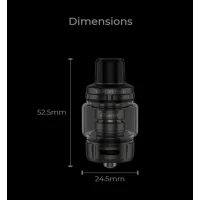 Itank - 8 ml (Fertigcoils) Verdampfer von VaporessoVaporesso präsentiert seinen neuen Fertigcoil Verdampfer : den iTank. Er bietet Abmessungen von 52,5 x 24,5 mm und ein großes Fassungsvermögen von 8ml.  Er ist mit einer Airflow der neuen Generation ausgestattet, die präzise eingestellt werden kann. Dieser Zerstäuber ist mit den GTi-Widerständen von Vaporesso kompatibel.Der iTank ist die neue Signatur von Vaporesso. Es handelt sich um einen Zerstäuber mit den Maßen 52,5 x 24,5 mm und einem sehr schönen Fassungsvermögen von 8ml. Das bedeutet, dass Sie sich nicht zu oft um den Stand des E-Liquids sorgen müssen. Dieser Zerstäuber, dessen Design von einem Raumschiff inspiriert ist, ist mit einer neuen Airflow-Technologie ausgestattet. Drei Lufteinlässe am Boden des Zerstäubers sorgen für eine bessere Luftzirkulation, wodurch die Flüssigkeit besser erhitzt wird und schönere Aromen liefert, während gleichzeitig der Lärm reduziert und das Auslaufen stark eingeschränkt wird. Die Befüllung des Zerstäubers erfolgt von oben durch einfaches Verschieben des Topcaps. Was die Widerstände betrifft, ist dieser iTank-Zerstäuber mit den GTi-Widerständen von Vaporesso kompatibel. Es sind übrigens zwei Widerstände, in 0,2 und 0,4 Ohm, die in der Packung enthalten sind.Inhalte:1x iTank (8ml)1x Mesh-Widerstand GTi 0.2 Ohm (60-75W)1x Mesh-Widerstand GTi 0.4 Ohm (50-70W)1x Ersatzglas3x Ersatz-Dichtungen1x BedienungsanleitungDATENBLATTMaterial Rostfreier StahlArt des Materials ZerstäuberDL-Zug (Luft)Einstellbare Airflow JaInhalt (ml) 8 mlDurchmesser (mm) Ø 24,5 mmBefüllung Von obenArt der Drip Tips 810Anschlussart 510Widerstände weniger als 0,5 Ohm, von 0,5 bis 1 Ohm12793Vaporesso18,20 CHFsmoke-shop.ch18,20 CHF