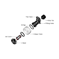 Itank - 8 ml (Fertigcoils) Verdampfer von VaporessoVaporesso präsentiert seinen neuen Fertigcoil Verdampfer : den iTank. Er bietet Abmessungen von 52,5 x 24,5 mm und ein großes Fassungsvermögen von 8ml.  Er ist mit einer Airflow der neuen Generation ausgestattet, die präzise eingestellt werden kann. Dieser Zerstäuber ist mit den GTi-Widerständen von Vaporesso kompatibel.Der iTank ist die neue Signatur von Vaporesso. Es handelt sich um einen Zerstäuber mit den Maßen 52,5 x 24,5 mm und einem sehr schönen Fassungsvermögen von 8ml. Das bedeutet, dass Sie sich nicht zu oft um den Stand des E-Liquids sorgen müssen. Dieser Zerstäuber, dessen Design von einem Raumschiff inspiriert ist, ist mit einer neuen Airflow-Technologie ausgestattet. Drei Lufteinlässe am Boden des Zerstäubers sorgen für eine bessere Luftzirkulation, wodurch die Flüssigkeit besser erhitzt wird und schönere Aromen liefert, während gleichzeitig der Lärm reduziert und das Auslaufen stark eingeschränkt wird. Die Befüllung des Zerstäubers erfolgt von oben durch einfaches Verschieben des Topcaps. Was die Widerstände betrifft, ist dieser iTank-Zerstäuber mit den GTi-Widerständen von Vaporesso kompatibel. Es sind übrigens zwei Widerstände, in 0,2 und 0,4 Ohm, die in der Packung enthalten sind.Inhalte:1x iTank (8ml)1x Mesh-Widerstand GTi 0.2 Ohm (60-75W)1x Mesh-Widerstand GTi 0.4 Ohm (50-70W)1x Ersatzglas3x Ersatz-Dichtungen1x BedienungsanleitungDATENBLATTMaterial Rostfreier StahlArt des Materials ZerstäuberDL-Zug (Luft)Einstellbare Airflow JaInhalt (ml) 8 mlDurchmesser (mm) Ø 24,5 mmBefüllung Von obenArt der Drip Tips 810Anschlussart 510Widerstände weniger als 0,5 Ohm, von 0,5 bis 1 Ohm12793Vaporesso18,20 CHFsmoke-shop.ch18,20 CHF