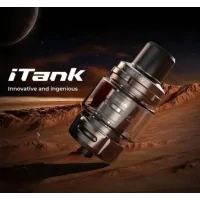 Itank - 8 ml (Fertigcoils) Verdampfer von VaporessoVaporesso präsentiert seinen neuen Fertigcoil Verdampfer : den iTank. Er bietet Abmessungen von 52,5 x 24,5 mm und ein großes Fassungsvermögen von 8ml.  Er ist mit einer Airflow der neuen Generation ausgestattet, die präzise eingestellt werden kann. Dieser Zerstäuber ist mit den GTi-Widerständen von Vaporesso kompatibel.Der iTank ist die neue Signatur von Vaporesso. Es handelt sich um einen Zerstäuber mit den Maßen 52,5 x 24,5 mm und einem sehr schönen Fassungsvermögen von 8ml. Das bedeutet, dass Sie sich nicht zu oft um den Stand des E-Liquids sorgen müssen. Dieser Zerstäuber, dessen Design von einem Raumschiff inspiriert ist, ist mit einer neuen Airflow-Technologie ausgestattet. Drei Lufteinlässe am Boden des Zerstäubers sorgen für eine bessere Luftzirkulation, wodurch die Flüssigkeit besser erhitzt wird und schönere Aromen liefert, während gleichzeitig der Lärm reduziert und das Auslaufen stark eingeschränkt wird. Die Befüllung des Zerstäubers erfolgt von oben durch einfaches Verschieben des Topcaps. Was die Widerstände betrifft, ist dieser iTank-Zerstäuber mit den GTi-Widerständen von Vaporesso kompatibel. Es sind übrigens zwei Widerstände, in 0,2 und 0,4 Ohm, die in der Packung enthalten sind.Inhalte:1x iTank (8ml)1x Mesh-Widerstand GTi 0.2 Ohm (60-75W)1x Mesh-Widerstand GTi 0.4 Ohm (50-70W)1x Ersatzglas3x Ersatz-Dichtungen1x BedienungsanleitungDATENBLATTMaterial Rostfreier StahlArt des Materials ZerstäuberDL-Zug (Luft)Einstellbare Airflow JaInhalt (ml) 8 mlDurchmesser (mm) Ø 24,5 mmBefüllung Von obenArt der Drip Tips 810Anschlussart 510Widerstände weniger als 0,5 Ohm, von 0,5 bis 1 Ohm12793Vaporesso18,20 CHFsmoke-shop.ch18,20 CHF
