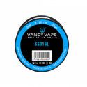 Edelstahl SS316L - 24 GA Wire - Wickeldraht Vandy Vape (1.5 Meter)