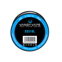 Edelstahl SS316L - 24 GA Wire - Wickeldraht Vandy Vape (1.5 Meter)Edelstahl SS316L Wire - Wickeldraht Vandy Vape (1.5 Meter)Vandy Vape Wickeldraht, SS316L, 0.5 mm Durchmesser (24ga) und 10 m langAWG 24 = 0.511 mm DurchmesserAWG 26 = 0.404 mm DurchmesserAWG 28 = 0.32 mm Durchmesser12806Vandy Vape Full Steam Ahead4,50 CHFsmoke-shop.ch4,50 CHF