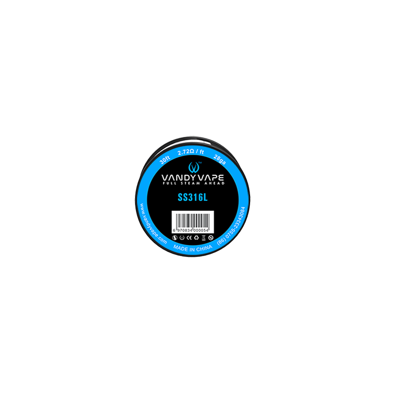 Edelstahl SS316L - 24 GA Wire - Wickeldraht Vandy Vape (1.5 Meter)Edelstahl SS316L Wire - Wickeldraht Vandy Vape (1.5 Meter)Vandy Vape Wickeldraht, SS316L, 0.5 mm Durchmesser (24ga) und 10 m langAWG 24 = 0.511 mm DurchmesserAWG 26 = 0.404 mm DurchmesserAWG 28 = 0.32 mm Durchmesser12806Vandy Vape Full Steam Ahead4,50 CHFsmoke-shop.ch4,50 CHF Edelstahl SS316L - 24 GA Wire - Wickeldraht Vandy Vape (1.5 Meter)Edelstahl SS316L Wire - Wickeldraht Vandy Vape (1.5 Meter)Vandy Vape Wickeldraht, SS316L, 0.5 mm Durchmesser (24ga) und 10 m langAWG 24 = 0.511 mm DurchmesserAWG 26 = 0.404 mm DurchmesserAWG 28 = 0.32 mm Durchmesser12806Vandy Vape Full Steam Ahead4,50 CHFsmoke-shop.ch4,50 CHF