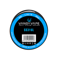 Edelstahl SS316L - 24 GA Wire - Wickeldraht Vandy Vape (1.5 Meter)Edelstahl SS316L Wire - Wickeldraht Vandy Vape (1.5 Meter)Vandy Vape Wickeldraht, SS316L, 0.5 mm Durchmesser (24ga) und 10 m langAWG 24 = 0.511 mm DurchmesserAWG 26 = 0.404 mm DurchmesserAWG 28 = 0.32 mm Durchmesser12806Vandy Vape Full Steam Ahead4,50 CHFsmoke-shop.ch4,50 CHF