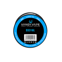 Edelstahl SS316L - 24 GA Wire - Wickeldraht Vandy Vape (1.5 Meter)Edelstahl SS316L Wire - Wickeldraht Vandy Vape (1.5 Meter)Vandy Vape Wickeldraht, SS316L, 0.5 mm Durchmesser (24ga) und 10 m langAWG 24 = 0.511 mm DurchmesserAWG 26 = 0.404 mm DurchmesserAWG 28 = 0.32 mm Durchmesser12806Vandy Vape Full Steam Ahead4,50 CHFsmoke-shop.ch4,50 CHF