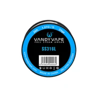 Edelstahl SS316L - 24 GA Wire - Wickeldraht Vandy Vape (1.5 Meter)Edelstahl SS316L Wire - Wickeldraht Vandy Vape (1.5 Meter)Vandy Vape Wickeldraht, SS316L, 0.5 mm Durchmesser (24ga) und 10 m langAWG 24 = 0.511 mm DurchmesserAWG 26 = 0.404 mm DurchmesserAWG 28 = 0.32 mm Durchmesser12806Vandy Vape Full Steam Ahead4,50 CHFsmoke-shop.ch4,50 CHF Edelstahl SS316L - 24 GA Wire - Wickeldraht Vandy Vape (1.5 Meter)Edelstahl SS316L Wire - Wickeldraht Vandy Vape (1.5 Meter)Vandy Vape Wickeldraht, SS316L, 0.5 mm Durchmesser (24ga) und 10 m langAWG 24 = 0.511 mm DurchmesserAWG 26 = 0.404 mm DurchmesserAWG 28 = 0.32 mm Durchmesser12806Vandy Vape Full Steam Ahead4,50 CHFsmoke-shop.ch4,50 CHF
