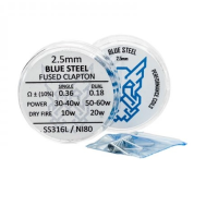 2x vorgewickelte Coils - vers. Optionen 2.5/3.5 mm Beared Viking Customs2x vorgewickelte Coils - vers. Optionen 2.5/3.5 mm Electric – fused Claptons 26 coils 2.5mm / 3mmElectric Ni802.5mm (fused clapton)Simple 0.30 ohms 30w-40wDouble 0.15 ohms 50w-70w3mm (fused clapton)Simple 0.36 ohms 35w-45wDouble 0.18 ohms 60w-80wJuicy Lucy – alien 29 coils 2.5mm / 3mmJuicy Lucy Ni802.5mm (alien)Simple 0.40 ohms 30w-40wDouble 0.20 ohms 50w-65w3mm (alien)Simple 0.48 ohms 35w-45wDouble 0.24 ohms 60w-75wBlue Steel – fused Claptons 28 SS coils 2.5mm / 3mm Acier bleu SS316L/Ni802,5 mm (clapton fused)Simple 0,36 ohms 30w-40wDouble 0,18 ohms 50w-60w3mm (clapton fused)Simple 0,42 ohms 35w-45wDouble 0,21 ohms 60w-70wAcoustic fused Claptons 28 coils 2.5mm / 3mmAcoustique Ni802,5 mm (clapton fused )Simple 0.50 ohms 30w-40wDouble 0,25 ohms 50w-70w3mm (clapton fused)Simple 0,56 ohms 35w-45wDouble 0,28 ohms 60-80w12837Beared Viking Custom - Vorgewickelte Spezial Drähte9,90 CHFsmoke-shop.ch9,90 CHF