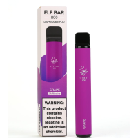 ELF BAR 800- Disposable - 20 mg vers. GeschmacksrichtungenELF BAR 800- Disposable (Einweg E-Zigarette)bis zu 800 Züge möglich.GeschmacksrichtungCool Mint: Die puren und erfrischenden Kräuternoten der Minze mit einem Cooling-Effekt versetzt.Peach Ice: Der milde und saftige Fruchtgeschmack von sonnengereiften Pfirsichfrüchten mit einer eisigen Kühle abgerundet.Straweberry Ice: Köstliche Erdbeeren mit einem eisigen Abgang.Mango: Der exotische Fruchtgeschmack von saftigen Mangos.Blueberry: Der beerige Geschmack von frische, handverlesenen HeidelbeerenGrape: Die spritzigen Noten von reifen süssen Trauben.Pink Lemonade: Ein erfrischende Limonade, welche mit frischen roten Beeren verfeinert wurde.Strawberry Banana: Ein leckere Kombination aus süssen Erdbeeren und exotischen Bananen.Watermelon: Der erfrischende Fruchtgeschmack von saftigen Wassermelonen.Banana Ice: Der milde Fruchtgeschmack von reifen Bananen, die mit einer eisigen Frische versetzt.Blue Razz Lemonade: Eine leckere Limonade, welche mit blauen Himbeeren aromatisiert wurde.Cotton Candy Ice: Zuckersüsse Zuckerwatte mit einem eisigen Frische-Effekt.Strawberry Ice Cream: Eine köstliche Eiscreme mit leckerem Erdbeergeschmack.Cream Tobacco: Ein reichhaltiges Tabakaroma mit cremigen Noten.Coconut Melon: Ein tropischer Kokosnuss-Geschmack mit saftigen Melonen.Kiwi Passion Fruit Guava: Eine bunte und exotischem Mischung aus Kiwi, Passionfruit und Guaven.Cola: Der unverwechselbare Geschmack des wohl bekanntesten Kultgetränks.Lychee Ice: Saftig süsse Lychees, die mit einem eisigen Abgang ergänzt wurden.Mango Milk Ice: Eine interessante Kombination aus exotischen Mangos und cremigen Milchnoten mit einem eisigen Abgang.Energy Ice: Der typische Geschmack eines Süssgetränks, das mit Eis heruntergekühlt wurde.ELF BAR 800- Disposable (Einweg E-Zigarette) 20 mg / 2 ml Füllmenge12970Elf Bar - Disposable Pods4,80 CHFsmoke-shop.ch4,80 CHF
