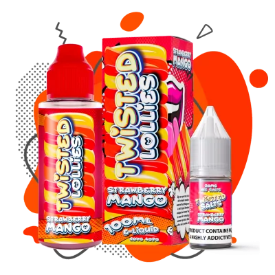 Twisted Lollies- Strawberry Mango 100ml Shortfill E-LiquidTwisted Lollies- Strawberry Mango 100ml Shortfill E-LiquidGeschmack: Twisted Lollies Strawberry Mango - Es ist Mango-Saison mit einem Hauch von Mango-Gelato und saftiger Erdbeere mit cremigem Vanilleeis. Eine sichere Wahl für Tropen- und Mango-Liebhaber mit einem subtilen eisigen Ausatmen.70% VGDies sind 100ml 0mg E-Liquid, geliefert in einer 120ml Shortfill, die Platz für 2 x 18mg Nikotinshots lässt, um 120ml 3mg zu bekommen12979Twisted Lollies - UK Shortfill18,90 CHFsmoke-shop.ch18,90 CHF