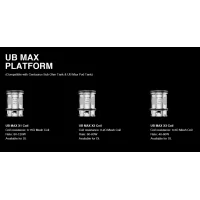 Tank Centaurus Sub Ohm - Lost Vape - Fertigcoil VerdampferLieferumfang1 x Centaurus Sub Ohm Reservoir (5 ml)1 x Widerstand UB Max X1 mit 0,15 Ohm1 x Widerstand UB Max X3 mit 0,3 Ohm1 x Ersatzglasröhrchen (2 ml)1 x Packung mit Ersatzteilen1 x Bedienungsanleitung1 x Garantiekarte.EigenschaftenTank: 5mlWiderstand: Ub MaxDrip tip 810Aiflow: Nach oben verstellbar12998Lost Vape16,70 CHFsmoke-shop.ch16,70 CHF