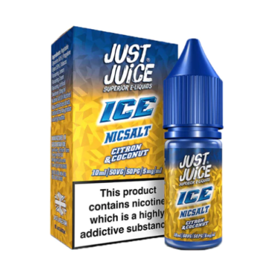 Just Juice Ice Citron & Coconut Nic Salt 10ml - vers. NikotinstärkenLieferumfang: Just Juice Ice Citron &amp; Coconut Nic Salt 10ml E-Liquid - 20 mg NikotinsalzGeschmack: Lehnen Sie sich zurück und genießen Sie die feinste fruchtige Erfrischung. Gefüllt mit süßer, saftiger schwarzer Johannisbeere, fachmännisch aufgegossen mit frischer Limette und Minze, um den perfekten Sommer Vape zu liefern.Nikotinsalz 20mg Made in Malaysia - 50 VG 20 mg Nicsalt13022Just Juice - Superier E-Liquids4,50 CHFsmoke-shop.ch4,50 CHF