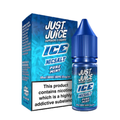 Just Juice Ice Pure Mint Nic Salt 10ml E-Liquid - 20 mg NikotinsalzLieferumfang: Just Juice Ice Pure Mint Nic Salt 10ml E-Liquid - 20 mg NikotinsalzGeschmack: Wenn Sie Minzbonbons genauso lieben wie wir, werden Sie diese maurische Flüssigkeit lieben, die es in sich hat.Nikotinsalz 20mg Made in Malaysia - 50 VG 20 mg Nicsalt13026Just Juice - Superier E-Liquids4,50 CHFsmoke-shop.ch4,50 CHF